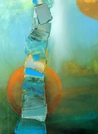Canicule : Huile sur toile